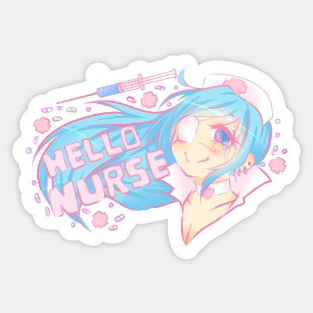 Helloooo Nurse Sticker by VisceraKing